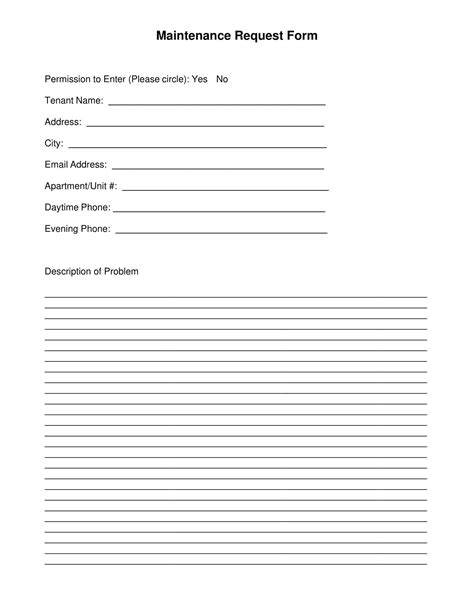 Afbeeldingsresultaten voor Fixture Maintenance Service Request Form