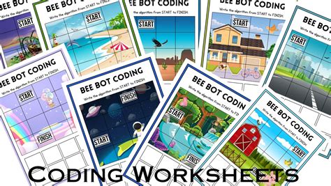 Toradh íomhá ar Coding Workshees for Students PDF