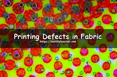 Common Printing Defects in Fabric: Causes and Remedies ...