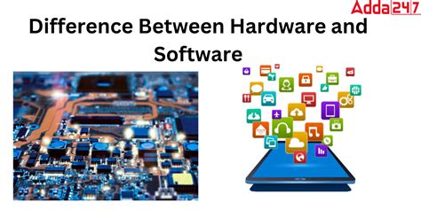 Image result for Difference Between Software and Hardware