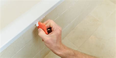Image result for How to Remove Caulking From Shower