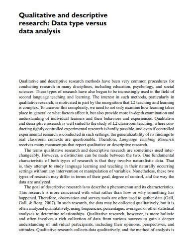 Methodologychart Descriptive Research Sample に対する画像結果