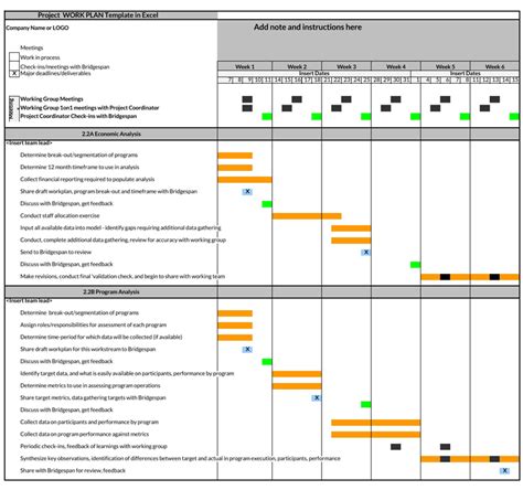 Image result for Program Work Plan Template