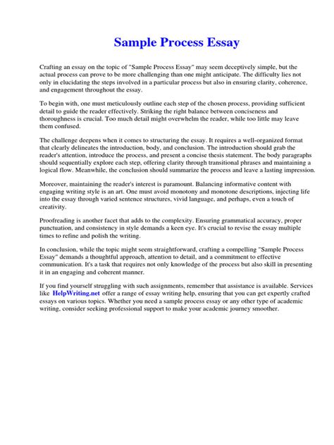 Writing Process Essay Examples に対する画像結果