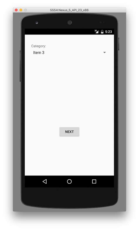Image result for Android 12 Drop Down List