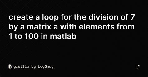 Toradh íomhá ar Create Vector From for Loop MATLAB