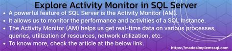 Image result for SQL Server Monitor Connection Activity