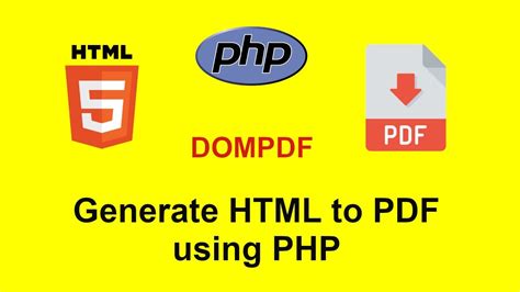 Image result for HTML to PDF Using PHP