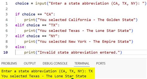 Switch Case in Python with User Input に対する画像結果