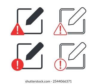 Image result for Warning for Edit