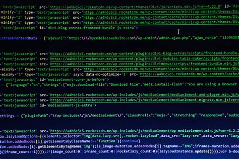Toradh íomhá ar Blur Computer Coding Background
