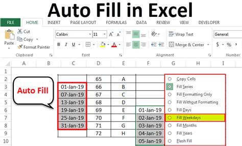 Excel Auto Fill Column に対する画像結果