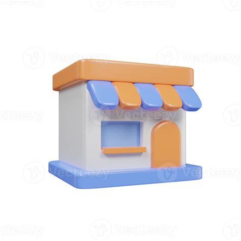 Toradh íomhá ar Store Icon 3D Simple Style