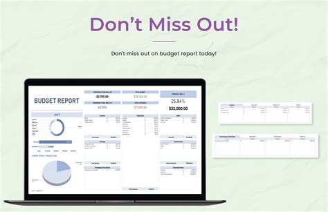 Image result for Budget Report Example