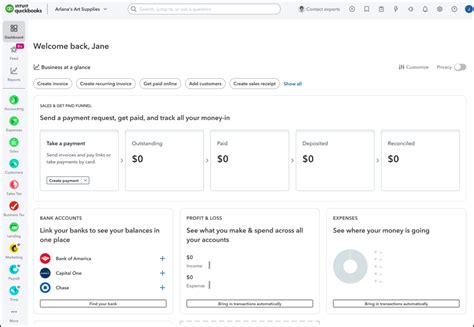 Image result for QuickBooks Accounting Software Interface