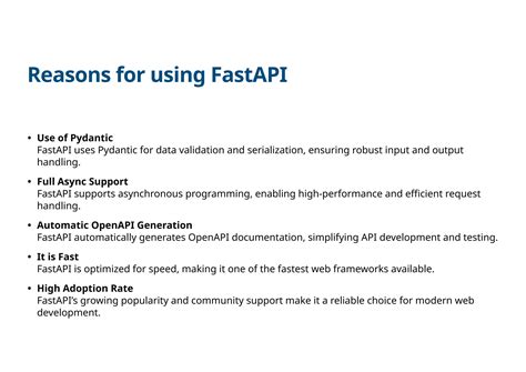 Fastapi Framework に対する画像結果