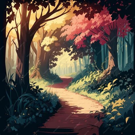 Image result for Forest Path Vector