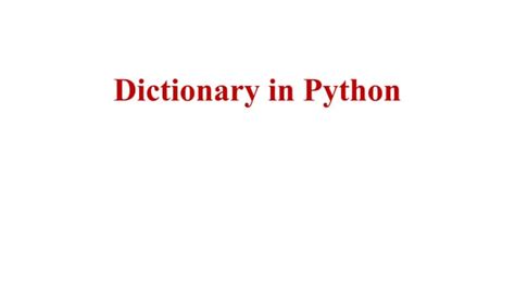 Image result for Python Dictionary Library