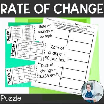 Image result for Kindergarten Math Lesson Plans Rate of Change Word Problems