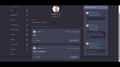 Toradh íomhá ar Chatterbox in Python Django
