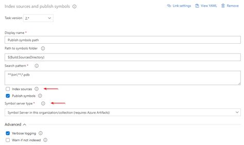 Azure Build Symbol に対する画像結果