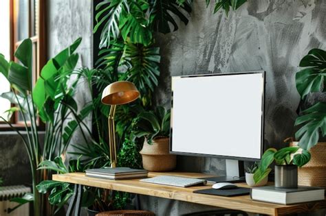Computer Setup with Plants に対する画像結果