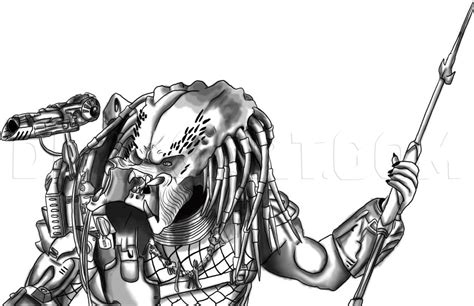 Alien and Predator Drawing に対する画像結果