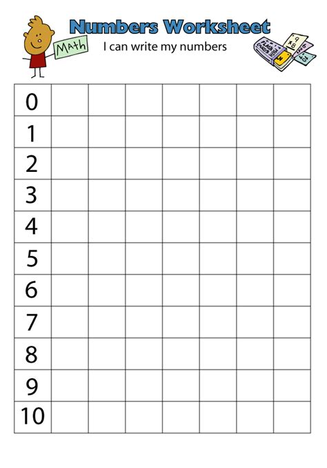 Afbeeldingsresultaten voor Writing Numbers Printable Worksheets