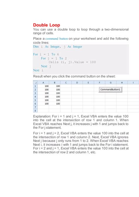 Afbeeldingsresultaten voor Loop Function in Excel Notes