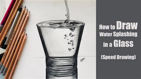 How To Draw Water Splash Pencil