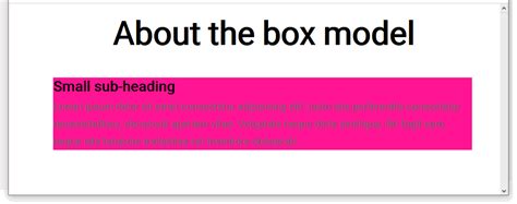 Div Box Model に対する画像結果