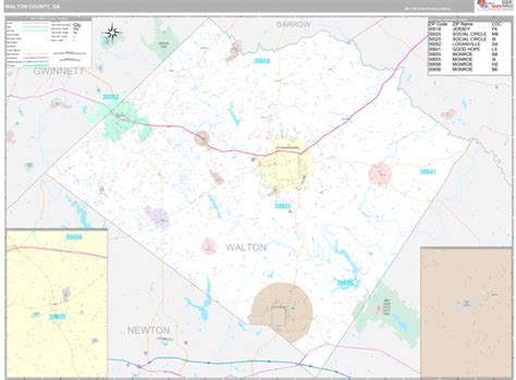 Image result for Walton County GA Zip Code Map