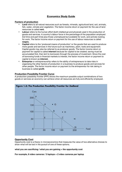 Image result for Economics Study Guide