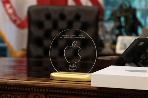 Image result for Tim Cook Trump Gift