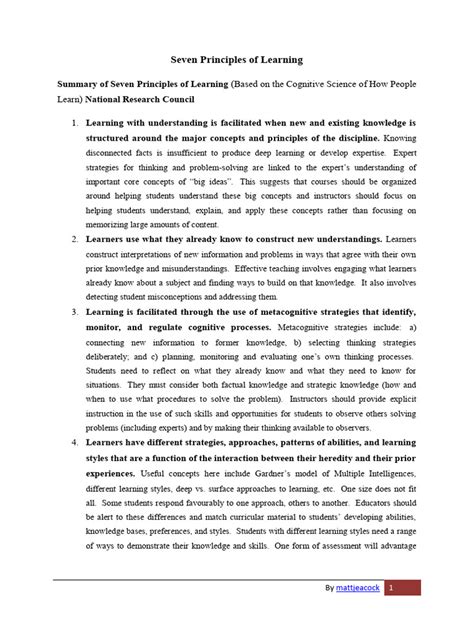 Toradh íomhá ar Principles of Learning PDF