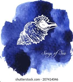 Image result for Blue Line Drawing Print Shell