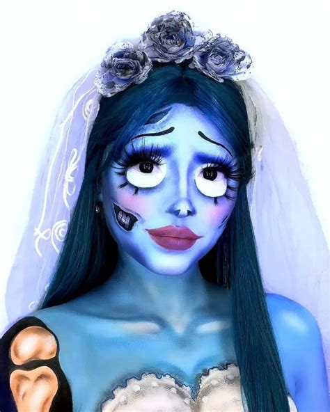 Image result for The Corpse Bride Fancy Dress Makeup