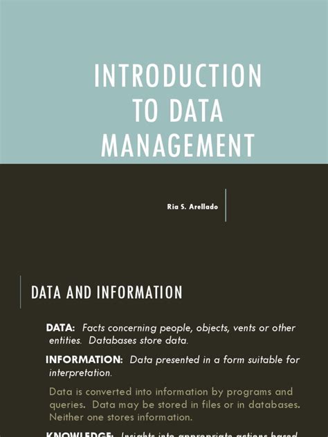 Image result for Introduction to Data Management