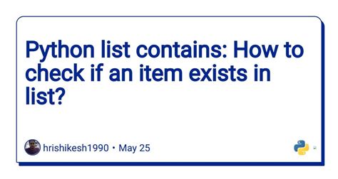 Image result for Python List Contains