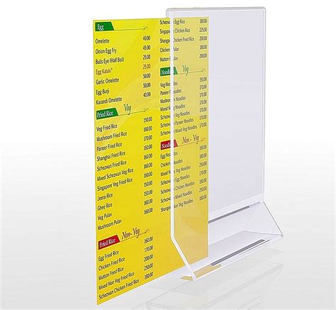 Image result for Menu Card Sign