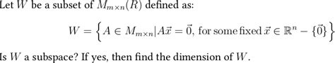 Image result for Dimension of Subspace