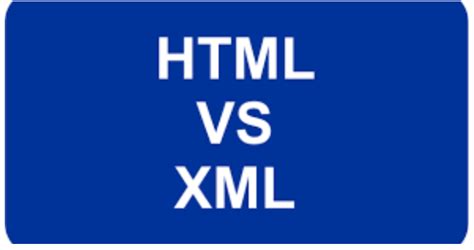 Image result for Diff Between HTML and XML
