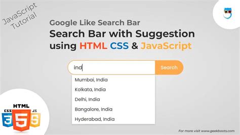 Search Box with Auto Suggestion Design HTML and CSS に対する画像結果