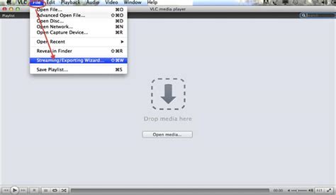 Toradh íomhá ar Stream VLC with Wizard