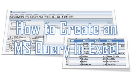 Image result for How to Write Query in Excel