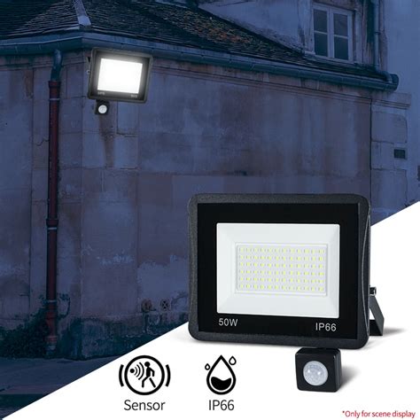 100W LED Floodlight with PIR Sensor માટે ઇમેજ પરિણામ
