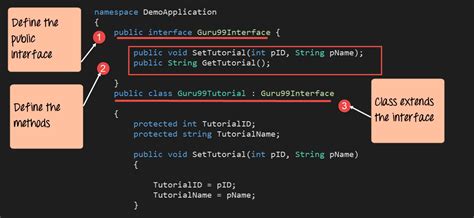 Afbeeldingsresultaten voor C# Interface Example