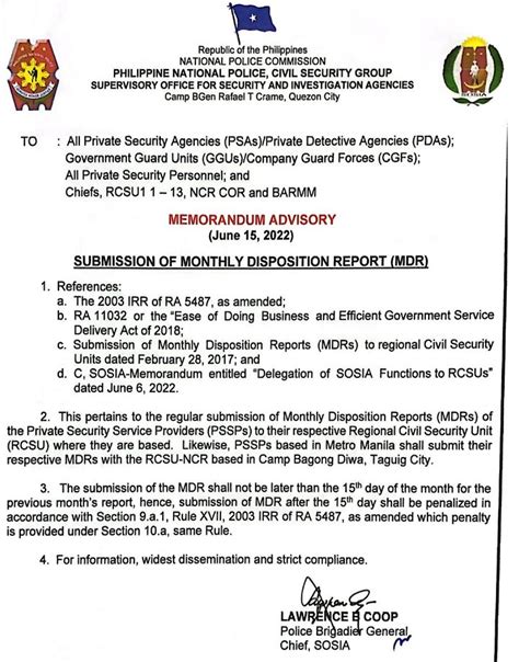 Image result for Disposition Report Sample