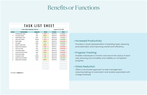 Image result for Task List in Table Form