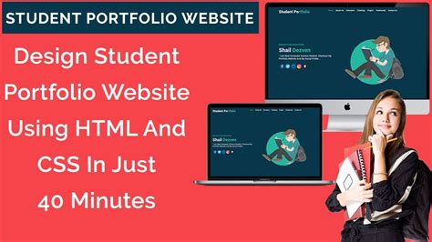 Student Portfolio Website Examples に対する画像結果